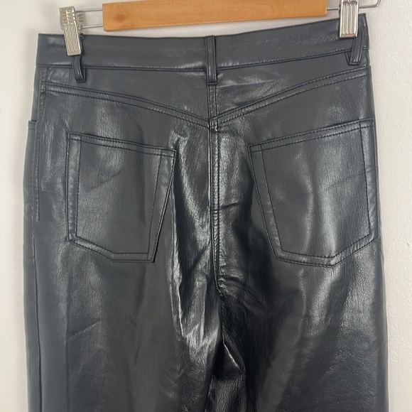 Aritzia Wilfred Free Melina Vegan Leather Straight Leg Pants - Picture 9 of 9
